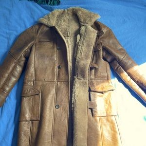 Vintage “Real Leather” Aviator Jacket